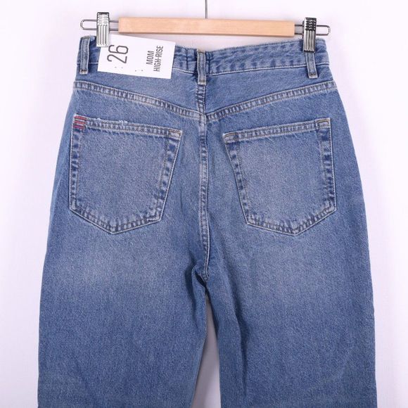 BDG Ripped High Rise Mom Blue Jeans - Picture 5 of 5